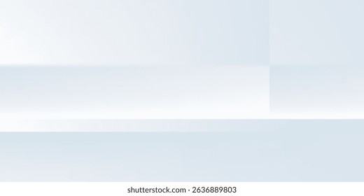 White wall in white room background with dark and light on showcase wall and floor texture abstract illustration interior  blurred background simple art nice modern.
