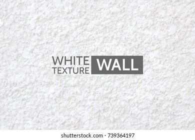 White wall textured background.Background from high detailed fragment.