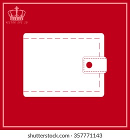 White Wallet icon 