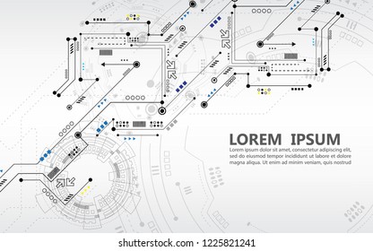 Cybernetzmuster mit weißem Bildschirmhintergrund