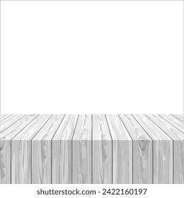 Textura de mesa de madera blanca lavada con grano de madera detallado, ideal para los fondos o elementos de diseño