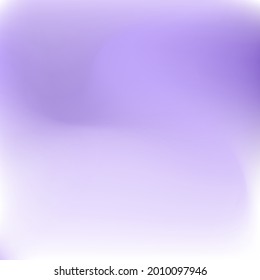 White Watercolor Lavender Dynamic Smooth Surface. Liquid Vibrant Curve Violet Background. Trendy Fashion Spotlight Color Gradient Background. Pastel Fluid Cold Purple Paint Swirl Gradient Mesh.