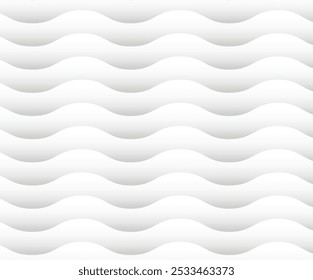 White Wave Abstract background - Geometric texture