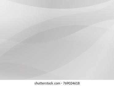 white wave abstract background vector 