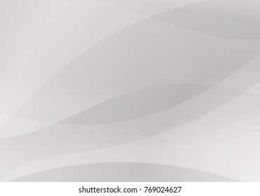 white wave abstract background vector 
