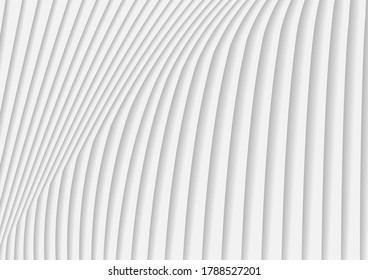 White Wave Background. Abstract Minimal Design.Abstract white and gray color background.texture with diagonal lines.