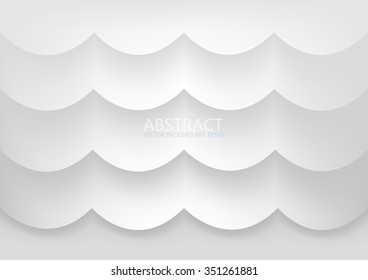 White wave background curve line overlap paper layer and gradient colour for background design 