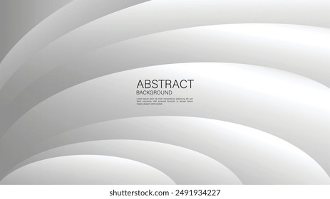 white wave background design, Gray abstract background, silver abstract background, Geometric vector, Silver texture, cover design, flyer, poster, advertisement, decoration wallpaper, book cover