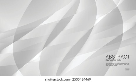 white wave background design, Gray abstract background, silver abstract background, Geometric vector, Silver texture, cover design, flyer, poster, advertisement, decoration wallpaper, book cover