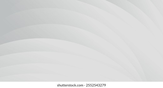white wave background design, Gray abstract background, silver abstract background, Geometric vector, Silver texture, cover design, flyer, poster,