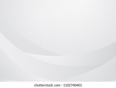 white wave background with futuristic shape decorative