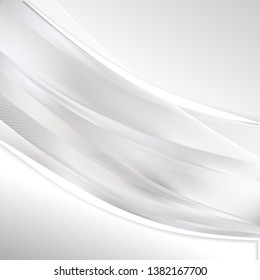 White Wave Business Background Image