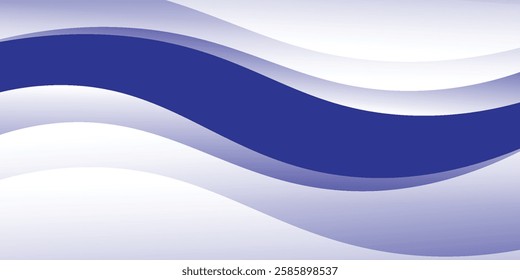 White wave curve, white wave corner shape for element, stripes ribbon white graphic, vector