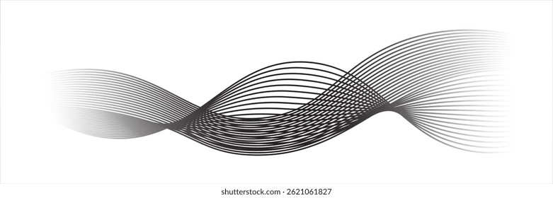 white wave curve, gray wave angle shape for elements.vector
