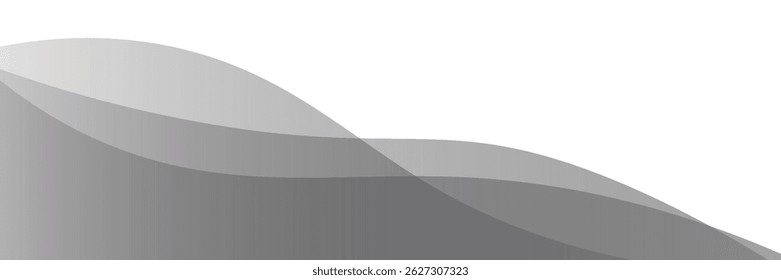white wave curve, gray wave angle shape for elements.vector
