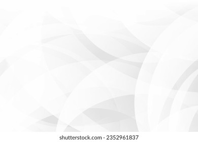 White wave line pattern abstract background. Cover. Technology wallpaper. Vector illustration