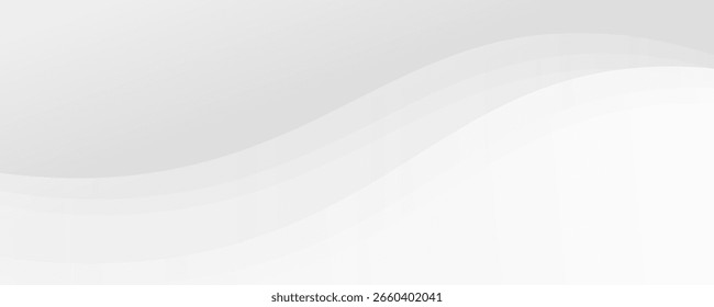Onda blanca sobre fondo blanco