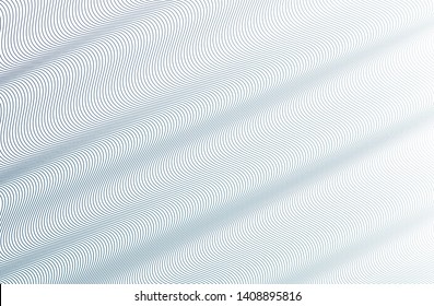 White Wave Stripe Background - simple texture for your design. EPS10 vector.