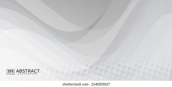 Abstrakter weißer Banner-Hintergrund 