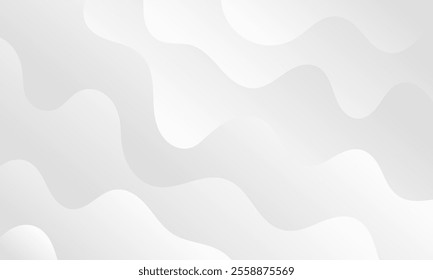 white wavy background. white layered gradient background. elegant wavy background wallpaper. abstract clouds background.