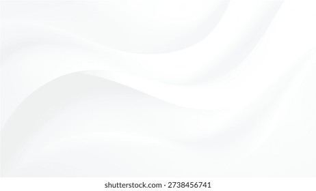 White wavy fabric texture background pattern design element