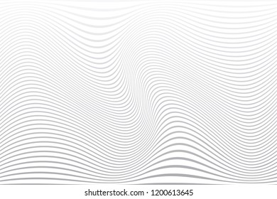 White Wavy Lines Background Abstract Striped Stock Vector (Royalty Free ...