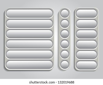 White website design  template navigation