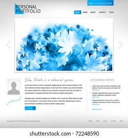 White Website Template - Portfolio Presentation For Artists, Designers,  Photographers