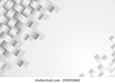 White Wicker Forming An Abstract Background