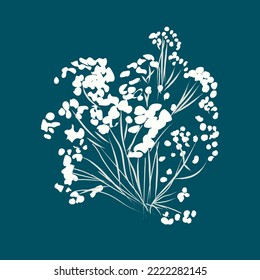 White wildflowers for your designs
