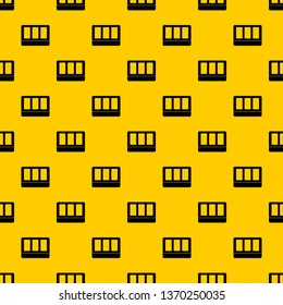 White window frame pattern seamless vector repeat geometric yellow for any design