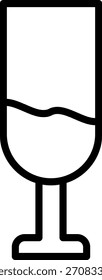Icono de vino blanco para su proyecto