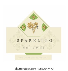 WHITE WINE LABEL SPARKLING PROSECCO