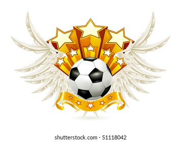 White Wings Emblem, vector