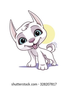 white wolf sticker gift