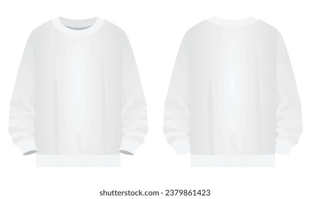 White woman base layer. vector