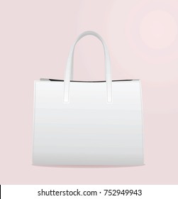 White woman handbag. vector illustration