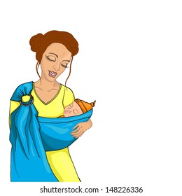 White woman with a sling 