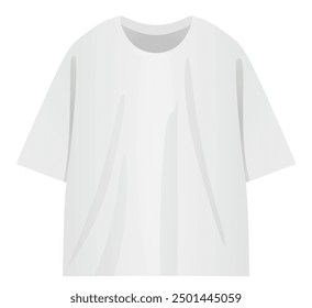 White women t shirt. vector illustration