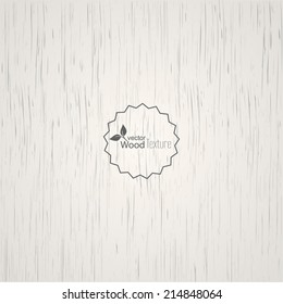 White wood background. Panel with a fibrous structure of the tree. 