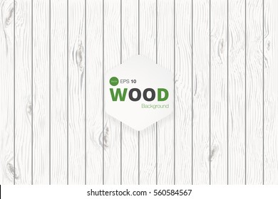 White wood background, texture