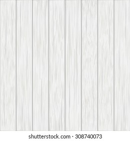 White wood boards - vector background