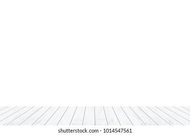 White wood isolated on white background. Vector illustration.