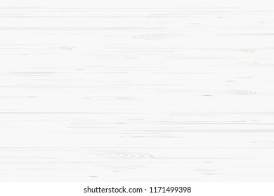 White wood pattern and texture for background. Vector illustration.