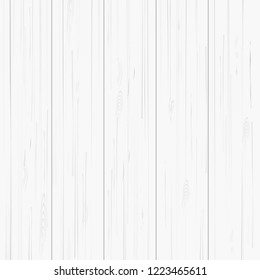 White wood pattern and texture for background. Vector illustration.