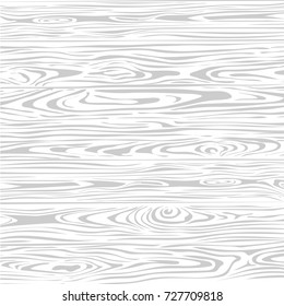 White wood plank. Empty old white rustic wooden sign, nailed, with shadow. Realistic vector illustration.Wood plank texture vector background