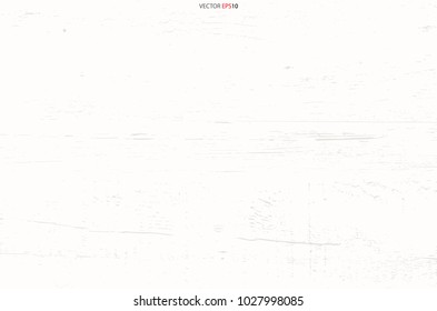 White wood plank texture for background. Vector illustration.