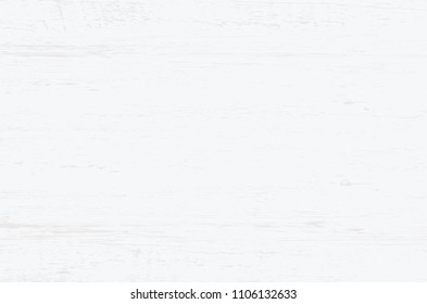 White wood plank texture for background. Vector illustration.