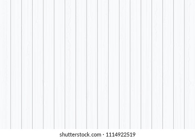 White wood plank texture for background. Vector illustration.