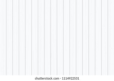 White wood plank texture for background. Vector illustration.